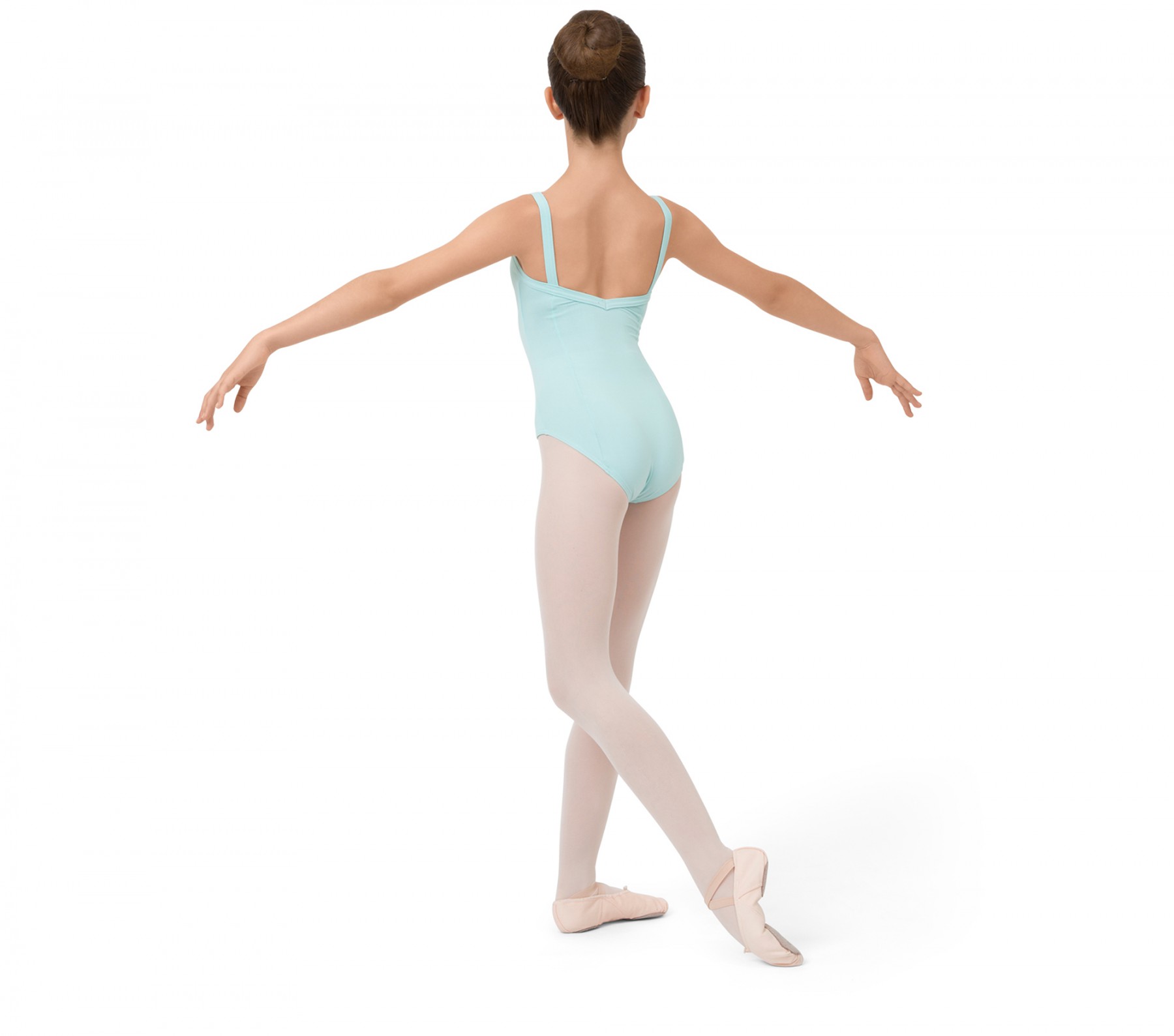 Gathered front leotard