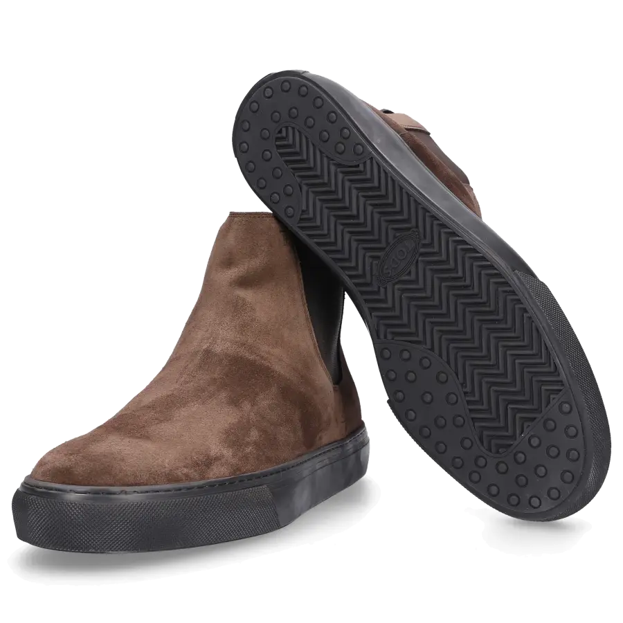 Tod's - Chelsea Boots M62C Veloursleder - braun