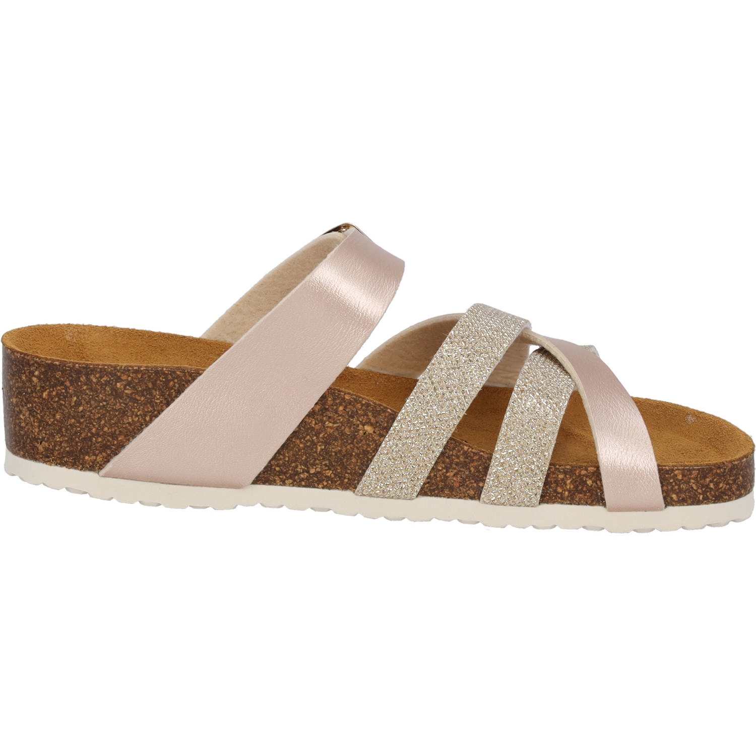 Palado Balmur, Pantoletten, Damen, Beige Metallic