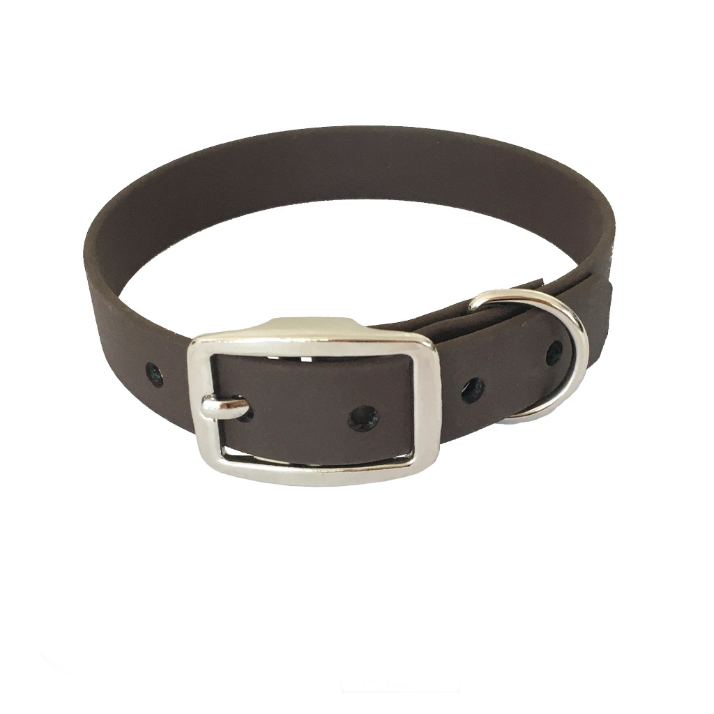 bio-leine Hundehalsbänder bio-leine 21-30cm HU Biothane Halsband dunkelbraun 34 cm, 45 cm