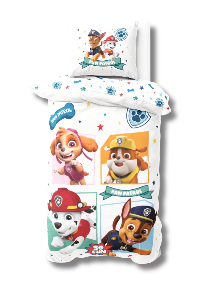 Paw Patrol Bettwäsche-Set Biber/Flanell 