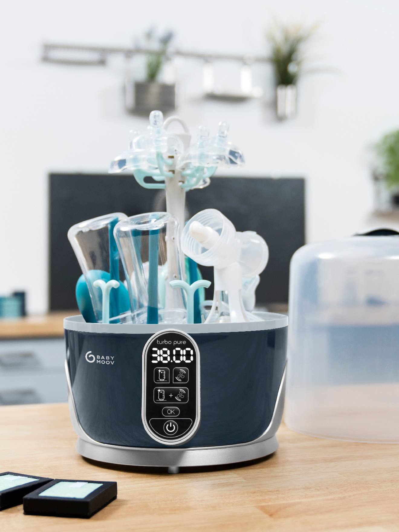 Babymoov Elektrischer Dampfsterilisator TURBO PURE BABYMOOV - grau