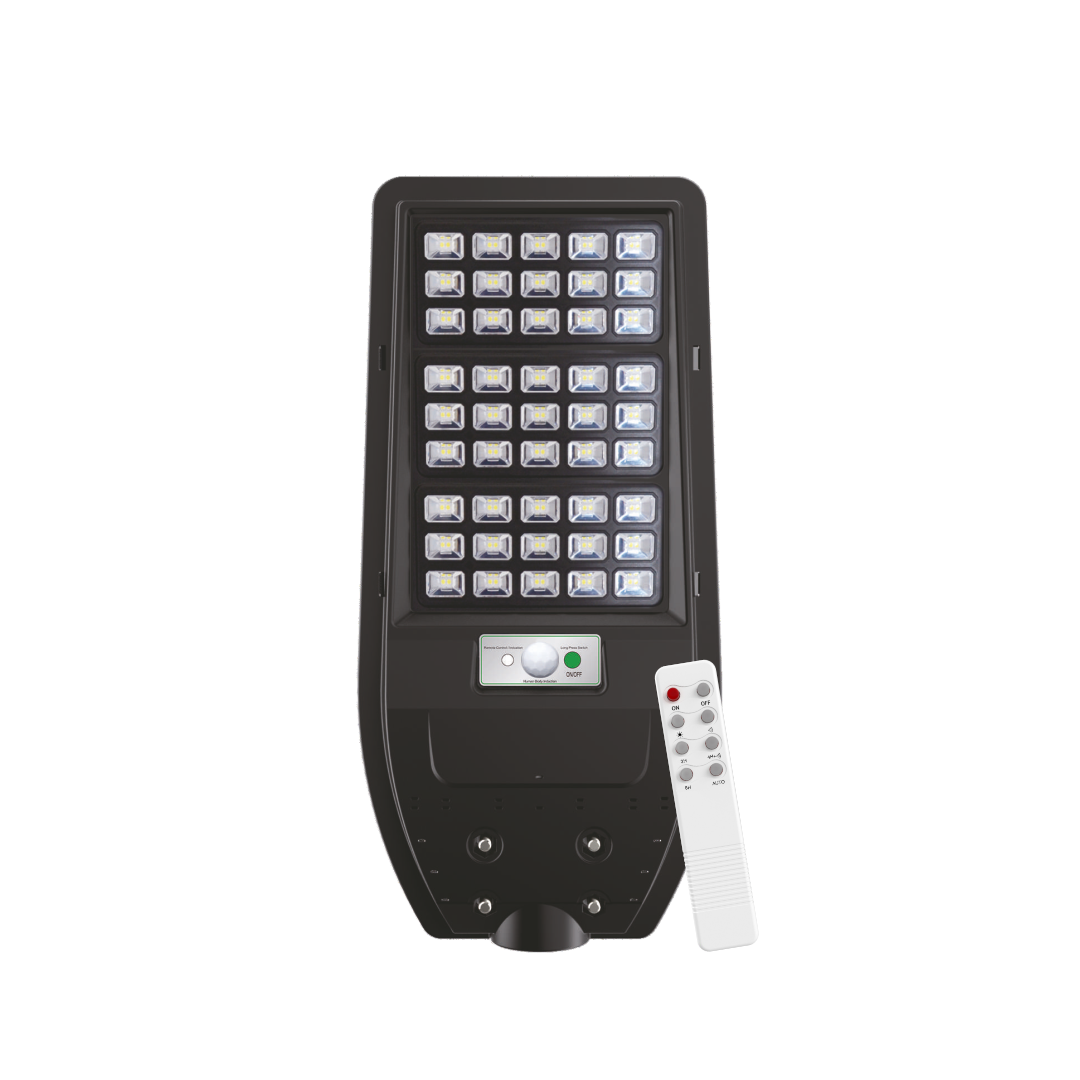LUXULA Solar-Straßenleuchte mit PIR Sensor, Parkplatzleuchte 10W PV