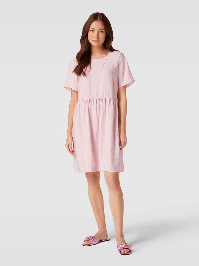 Pantoletten im Metallic-Look Modell 'MILLIE' in metallic rosa