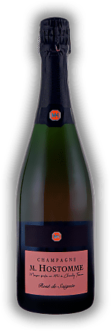 M.Hostomme Rosé Brut M.Hostomme Rosé Brut Ein romantischer Champagner voller Charme und Liebe! 0,75	 Liter - Vol 12%