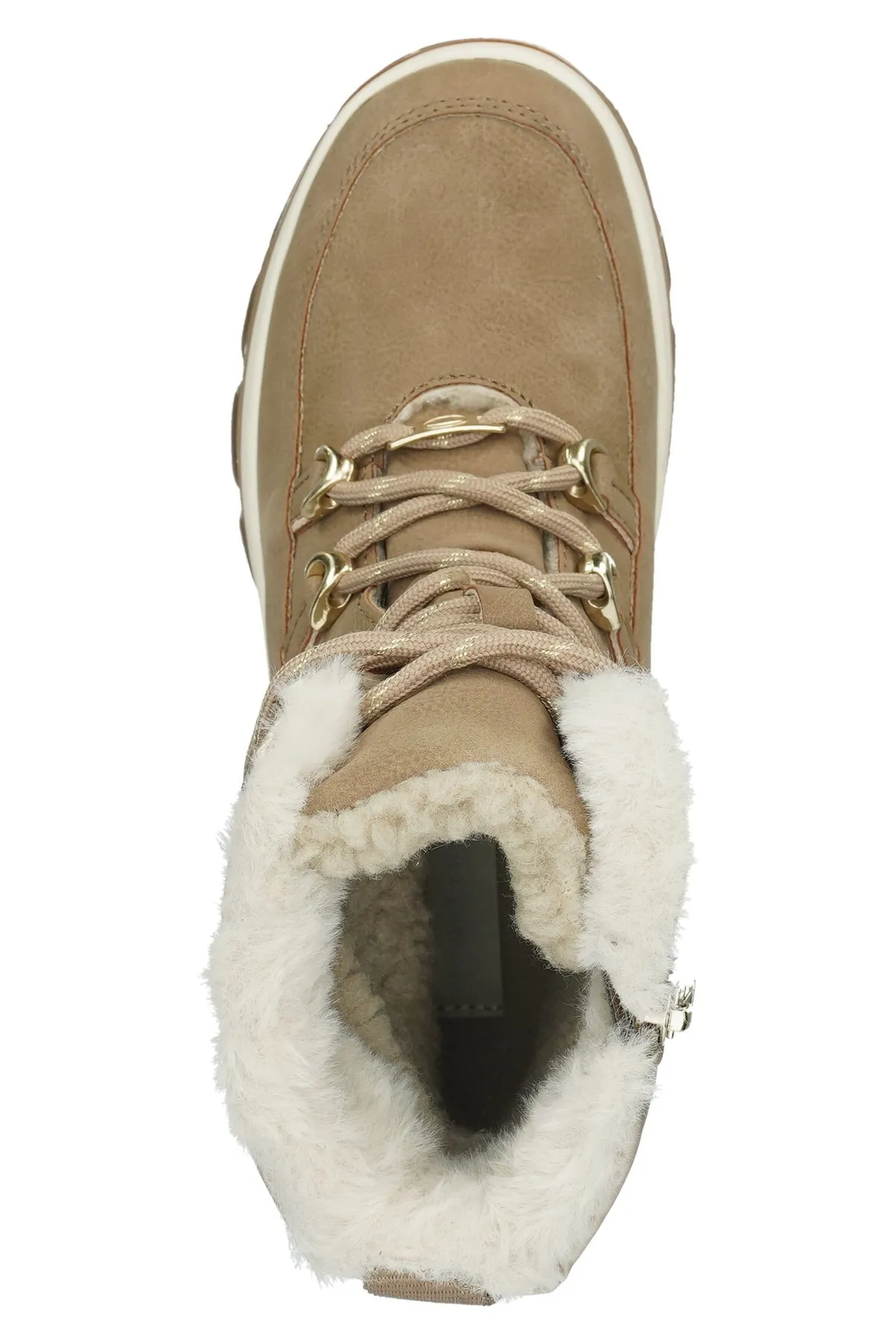 Tom Tailor  Stiefelette - Beige - Flacher Absatz