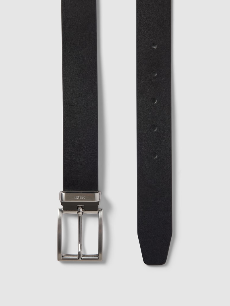 Gürtel mit Allover-Muster Modell 'ADJUSTABLE BELT' in schwarz