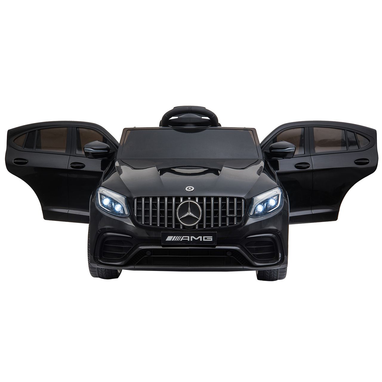 HOMCOM Kinderfahrzeug Elektroauto Mercedes-Benz Fernbedienung MP3 PP 2 Farben