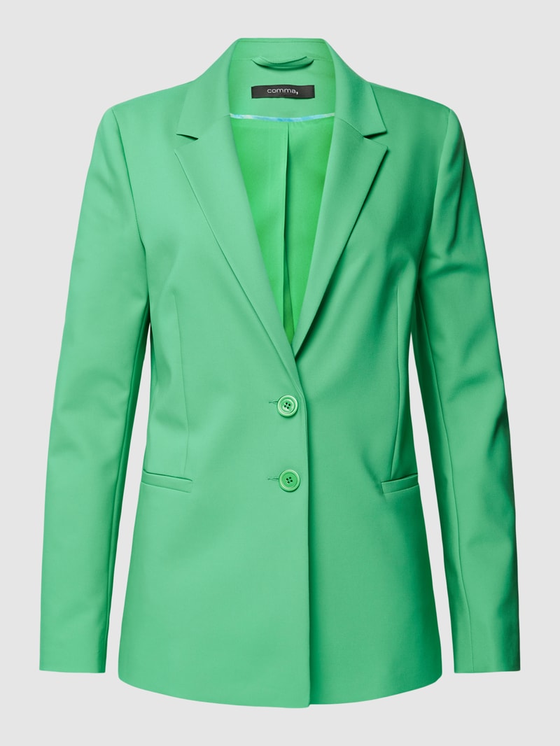 Blazer mit Reverskragen in grün