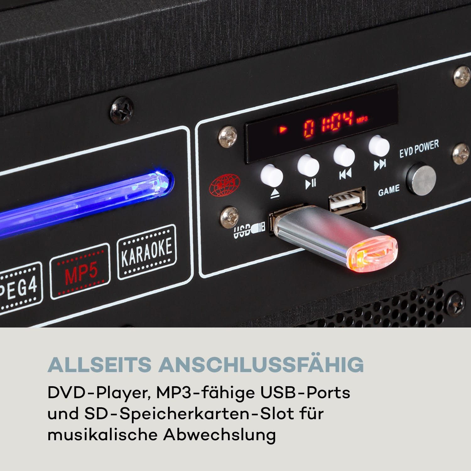 Auna DisGo Box Portable-Lautsprecher