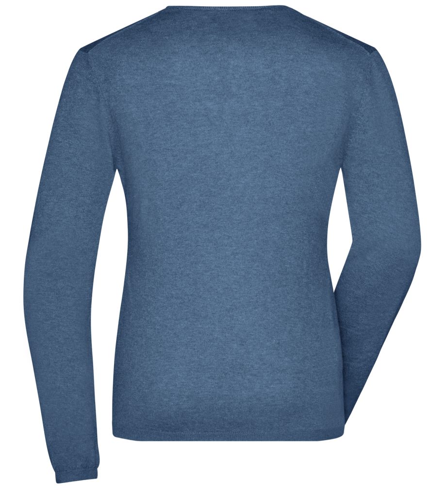 James & Nicholson Strickpullover Klassischer Damen Strickpullover Ladies' Pullover JN663 mit Seide- und Kaschmir-Anteil