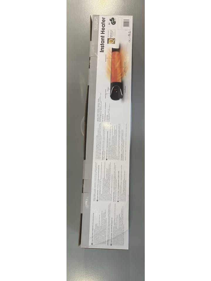 Livington Infrarot Heizstrahler Instant Heater in Schwarz günstig kaufen onesize