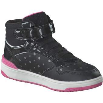 Geox J Washiba Girl Sneaker High in schwarz