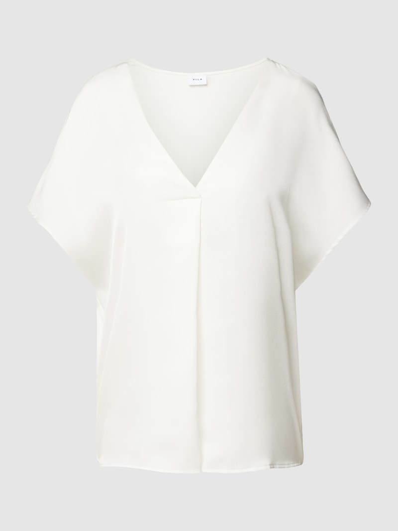 Top mit Fledermausärmeln Modell 'ELLETTE' in offwhite