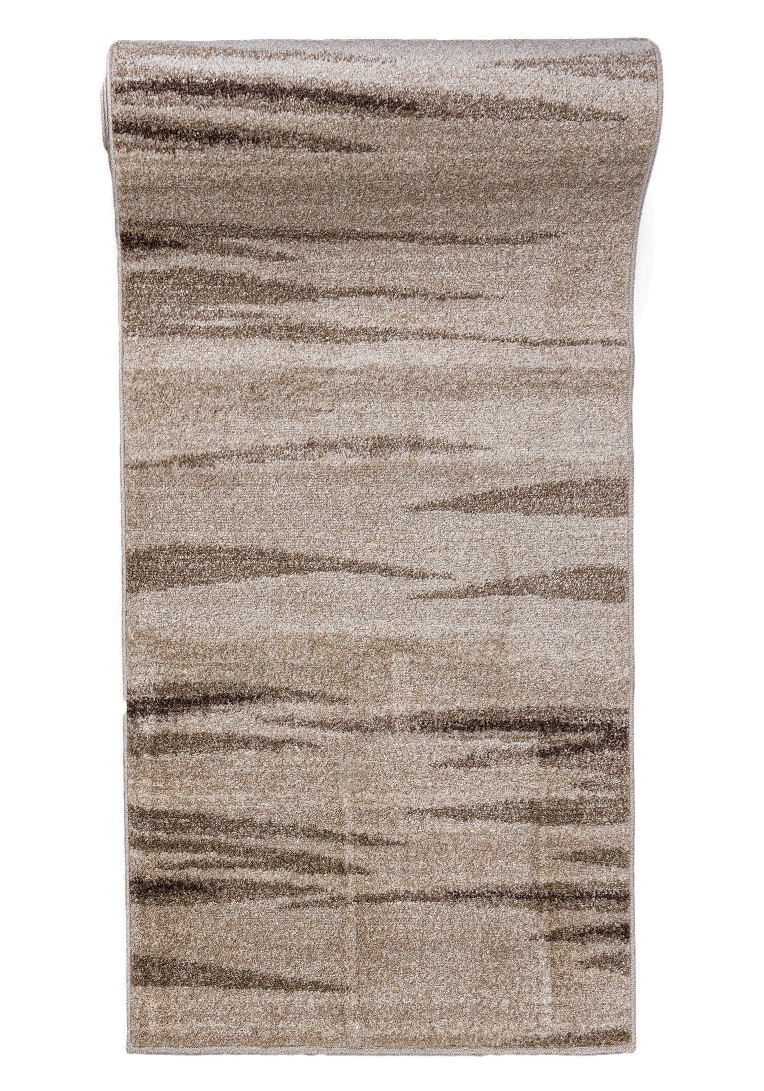 Läufer Läufer Flurläufer Modern für Vorzimmer, Küche - Beige Creme, Mazovia, 70 x 100 cm, Kurzflor, Meterware, Höhe 10 mm, Kurzflor - niedrige Florhöhe