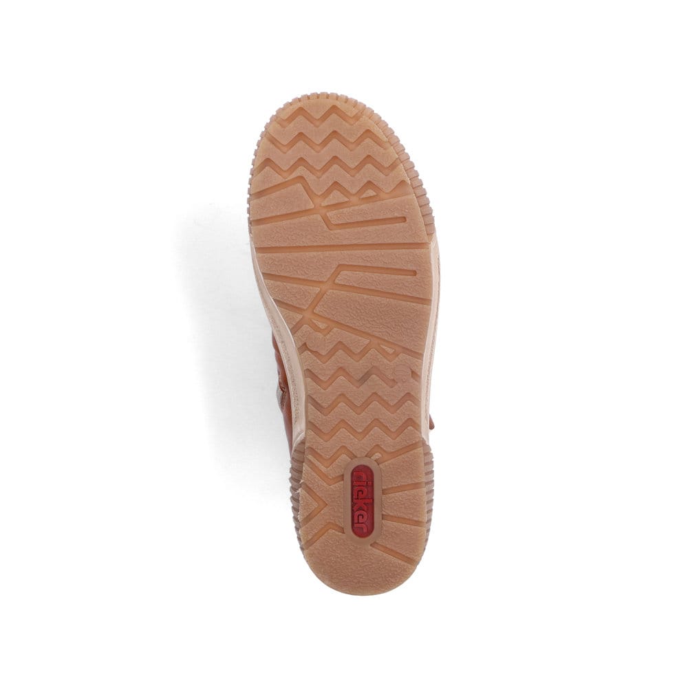 Rieker Damen Schnürstiefel zimtbraun