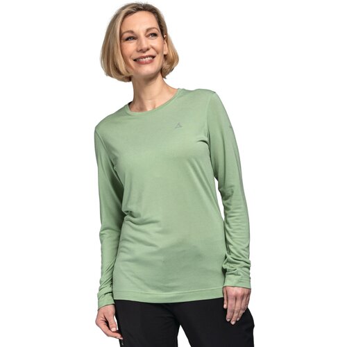 DAMEN LANGARMSHIRT LAUBBICHEL L