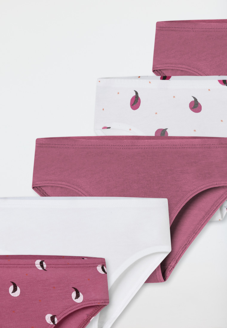 Slips 5er-Pack Organic Cotton Softbund Monde Sterne mehrfarbig - 95/5