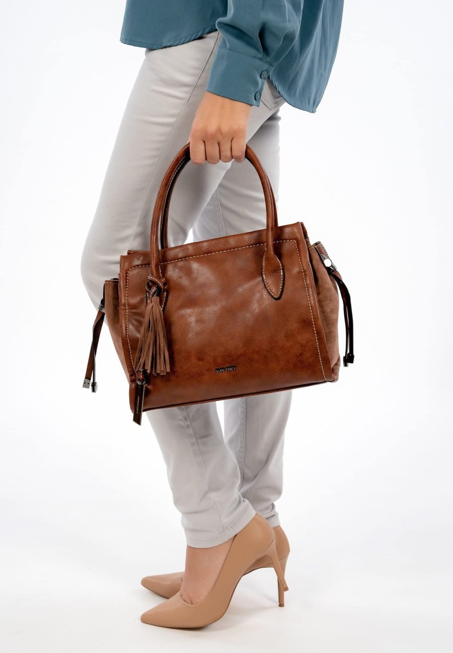 EMILY & NOAH Handtaschen braun KALLY