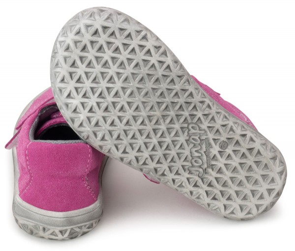 Jonap slim ~ LowCut Klettschuh Leder ~ Pink Devon