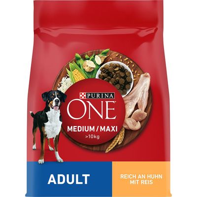 PURINA ONE Medium/Maxi Adult Huhn