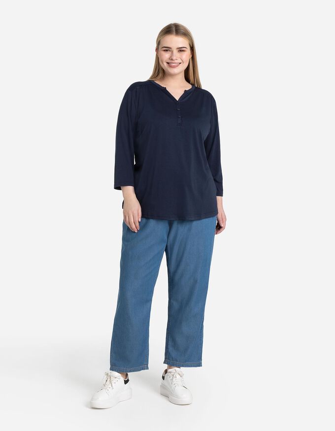 Langarmshirt - Viskose-Anteil