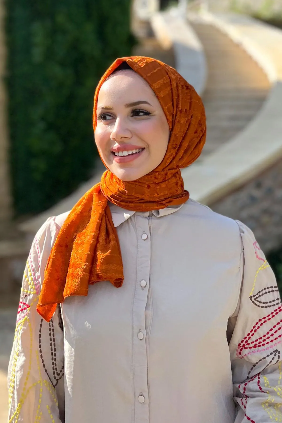 Armine  Trend Strickschal 3 - ATS3OR-11 - Orange