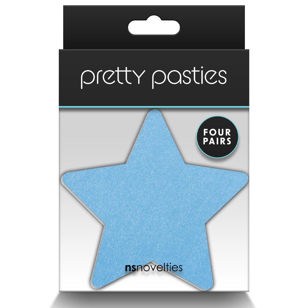 NS Novelties Brustwarzenabdeckung 4 Paar Nippelpasties Sterne Nippelsticker