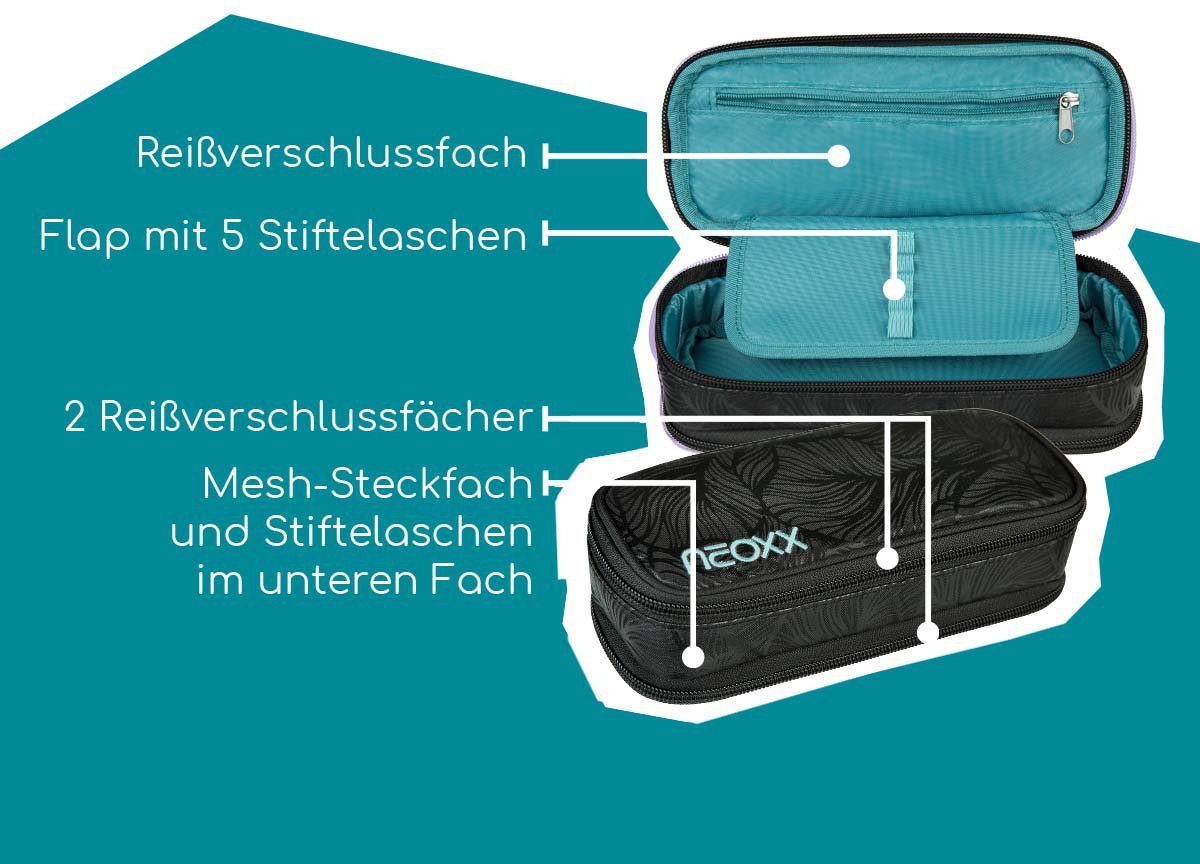 neoxx Schreibgeräteetui Catch, Queen of the Nite, aus recycelten PET-Flaschen