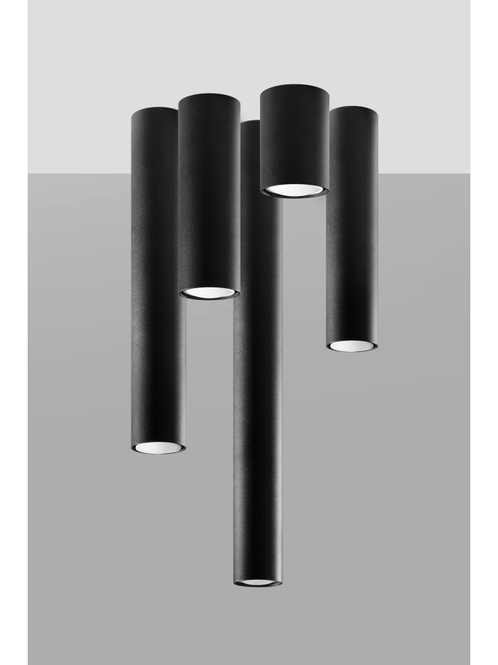 Nice Lamps Deckenleuchte CASTRO 10 in Schwarz (H)10cm ø6cm günstig kaufen onesize