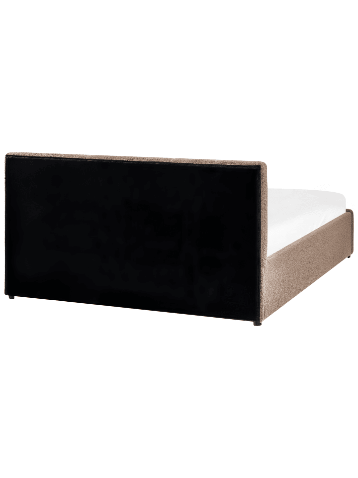 Beliani Doppelbett BOUSSE in Beige - (W) 151 x (H) 79 x (L) 219 cm günstig kaufen onesize
