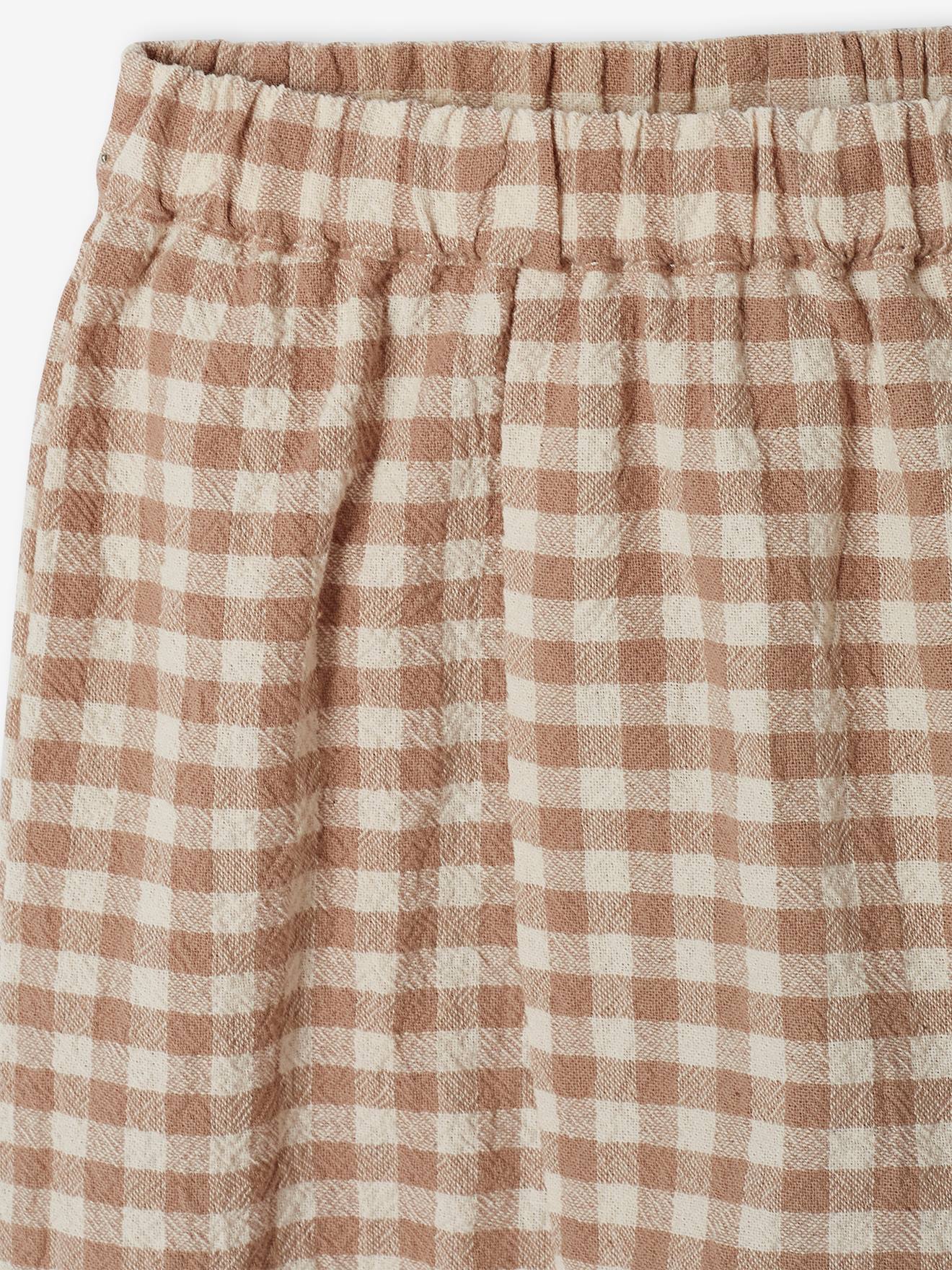 Lot de 2 pantalons bébé écru