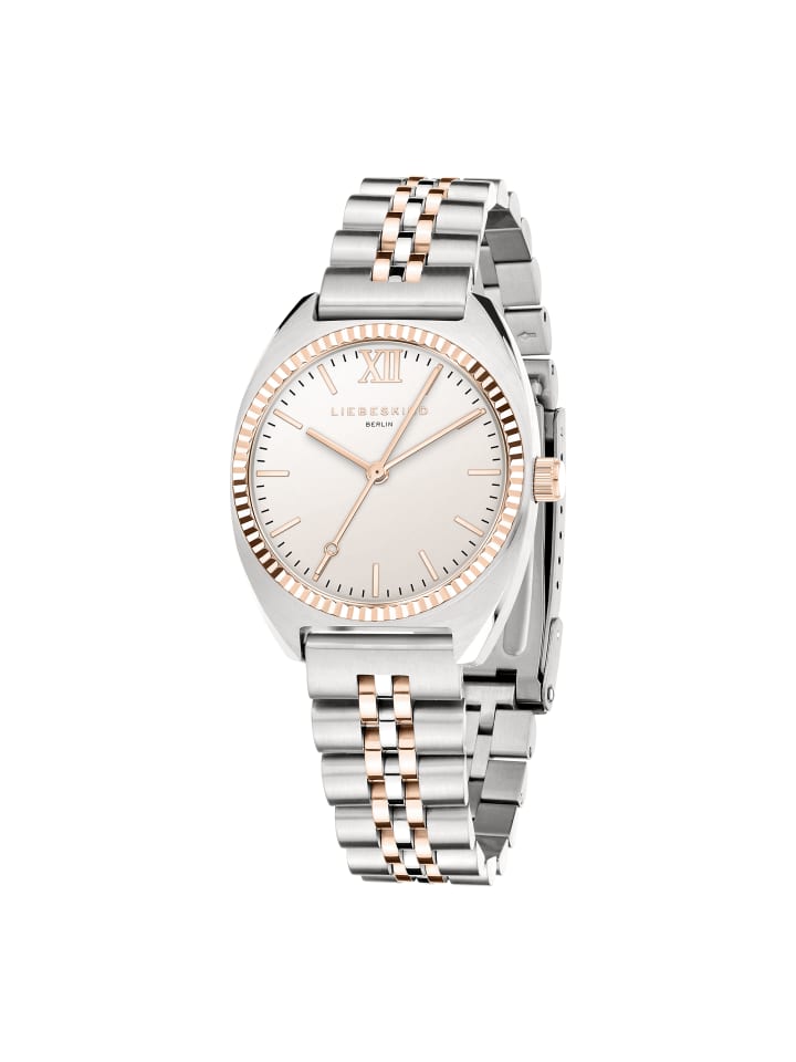 LIEBESKIND BERLIN Armbanduhr in bicolor-rosé günstig kaufen onesize