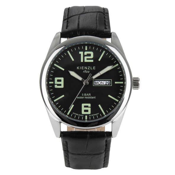 Herren-Armbanduhr mit Tag- und Datumsanzeige Model-No AN4-KIAU-LG
