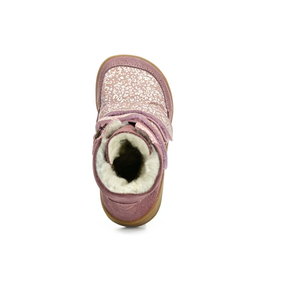 Bundgaard Basil Strap II Tex Rose Shell Winterbarfußschuhe