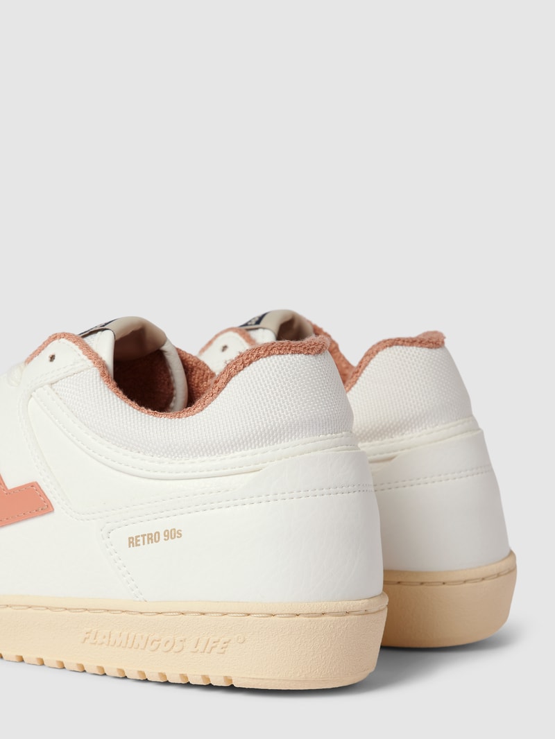 Sneaker mit Label-Details Modell 'Retro 90s' in orange