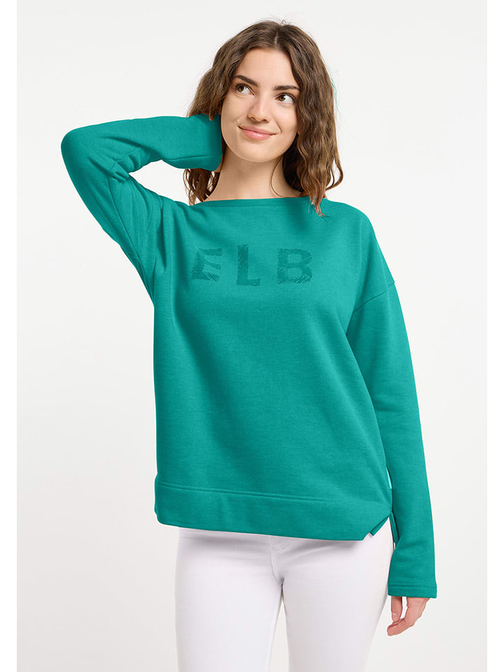 ELBSAND Sweatshirt in Türkis günstig kaufen