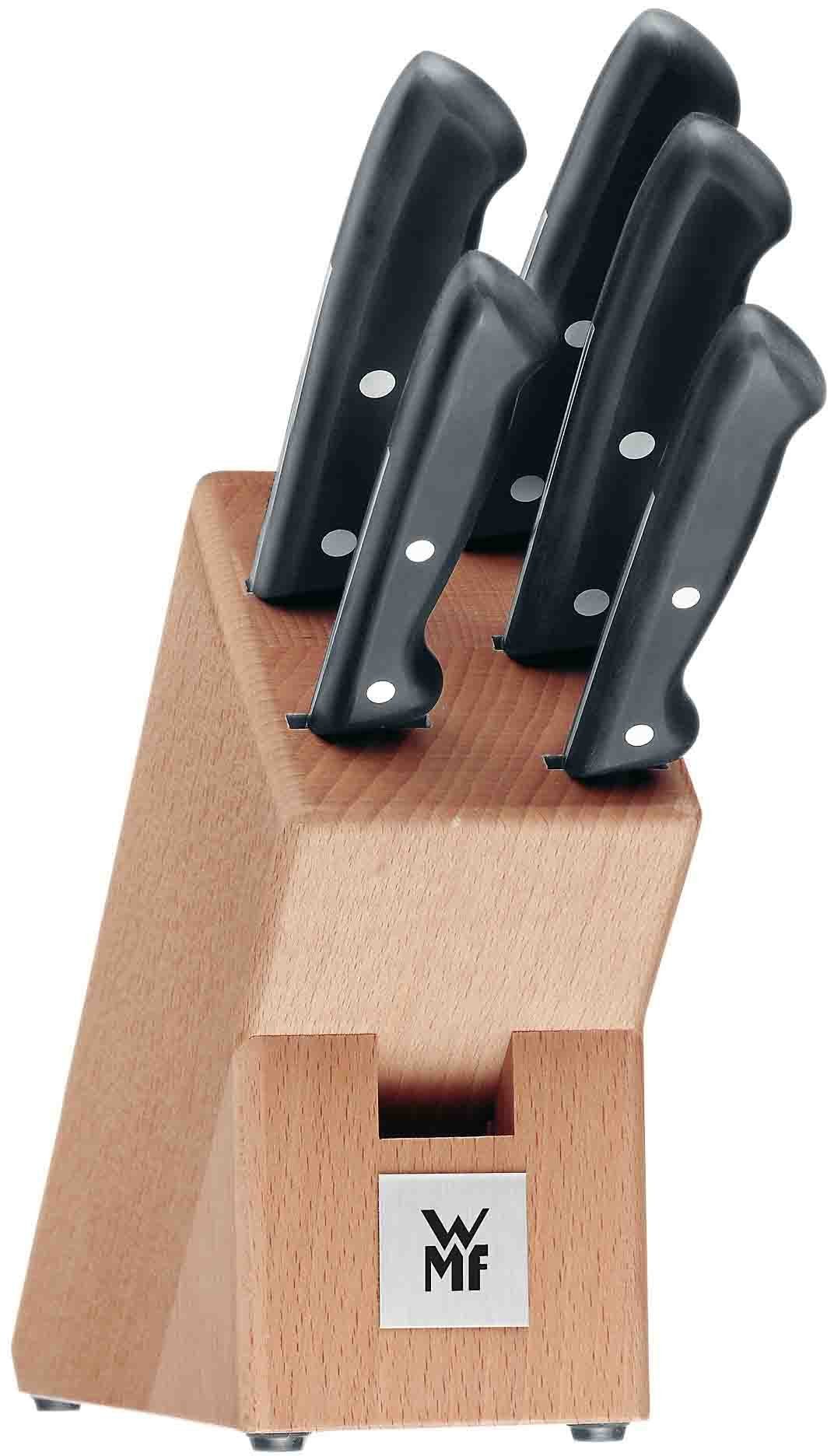 WMF Messerblock CLASSIC LINE (6tlg), Messerklingen aus Spezialklingenstahl