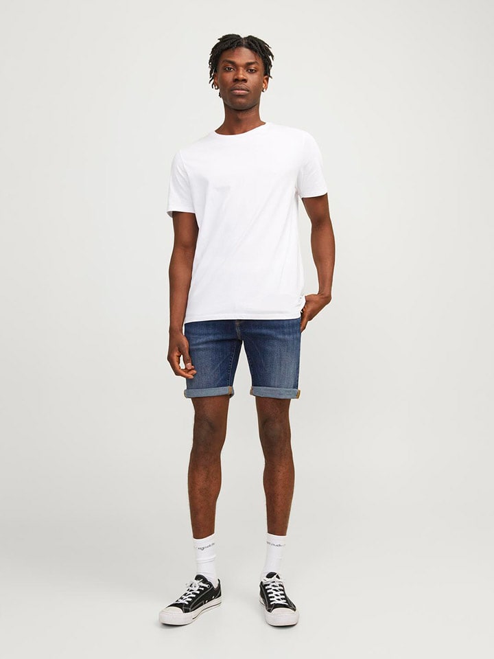 Jack & Jones Jeans-Shorts in Dunkelblau günstig kaufen