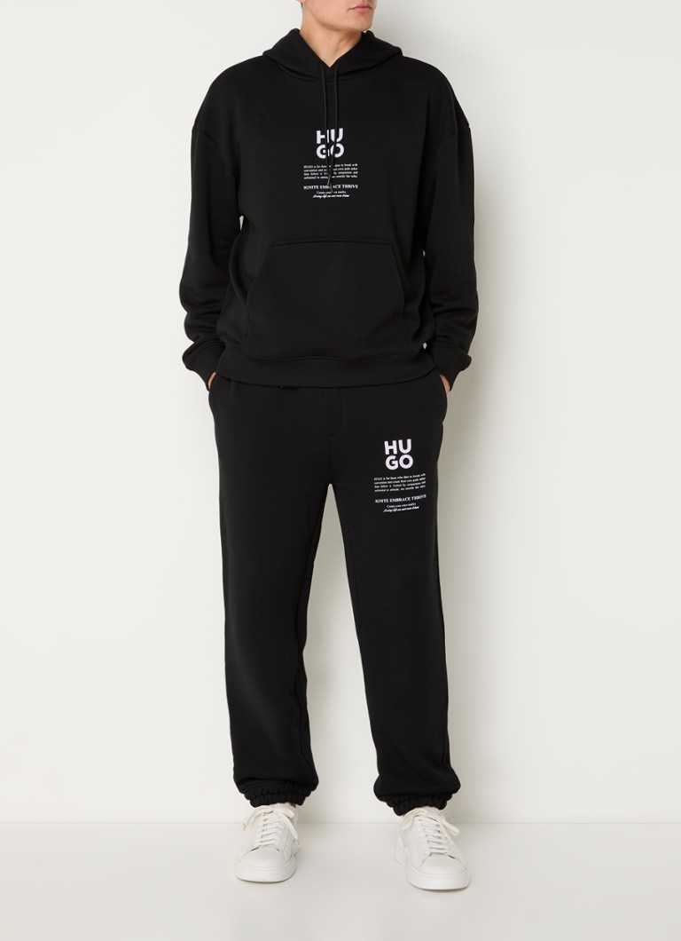 Pantaloni de trening conici HUGO BOSS cu logo