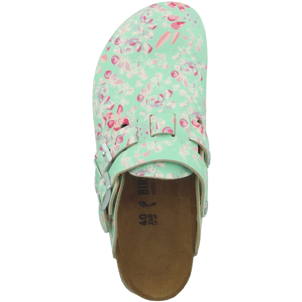 Birkenstock Kay SL Birko-Flor schmal Clogs gruen