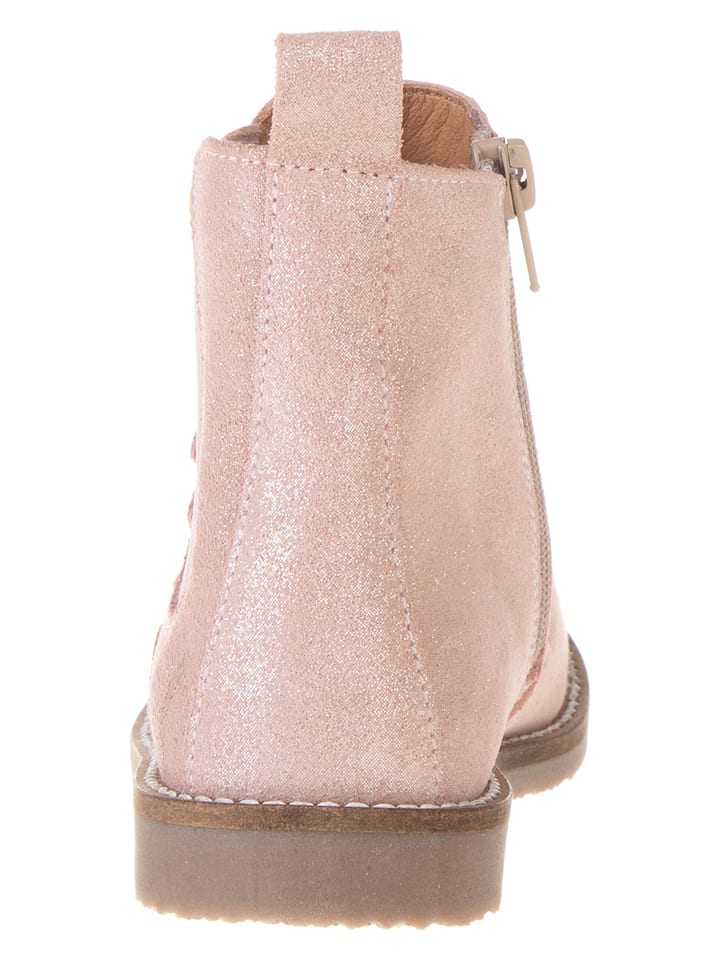 lamino Leder-Chelsea-Boots in Rosa günstig kaufen