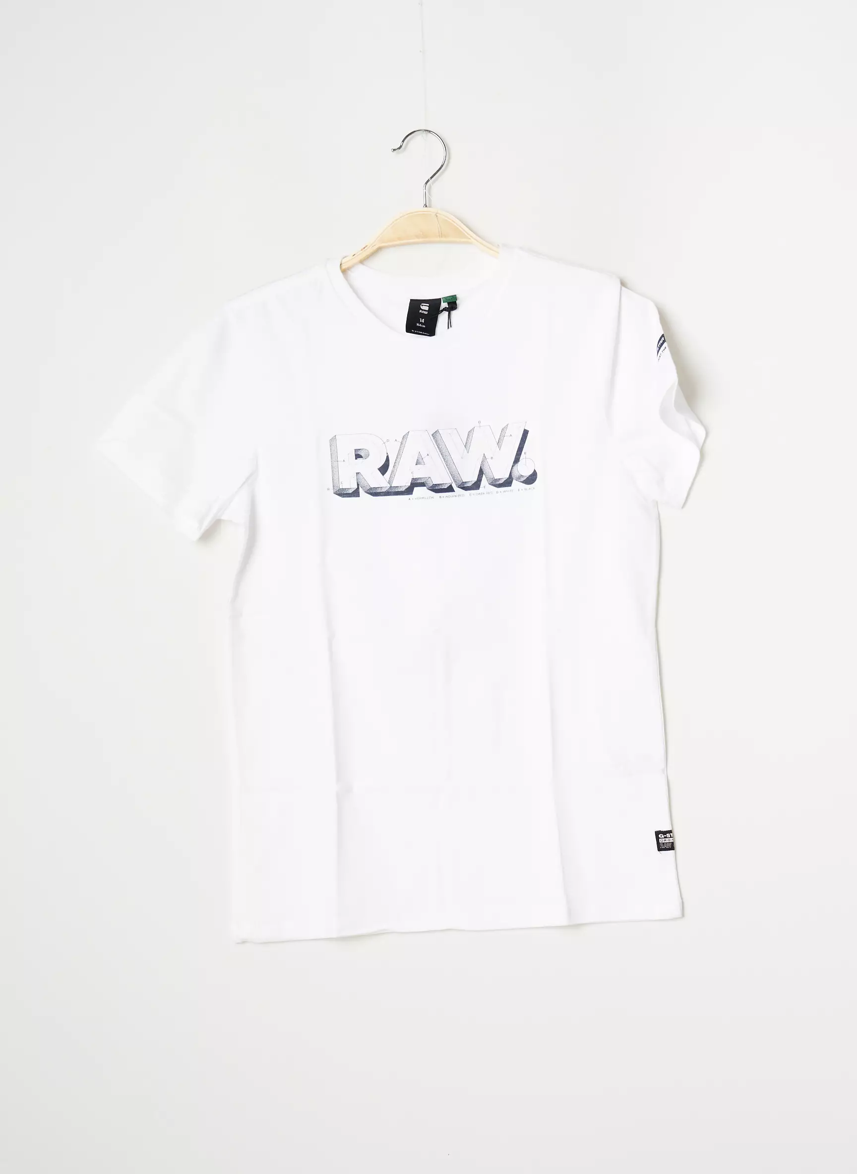 G Star Tshirts Garcon couleur blanc