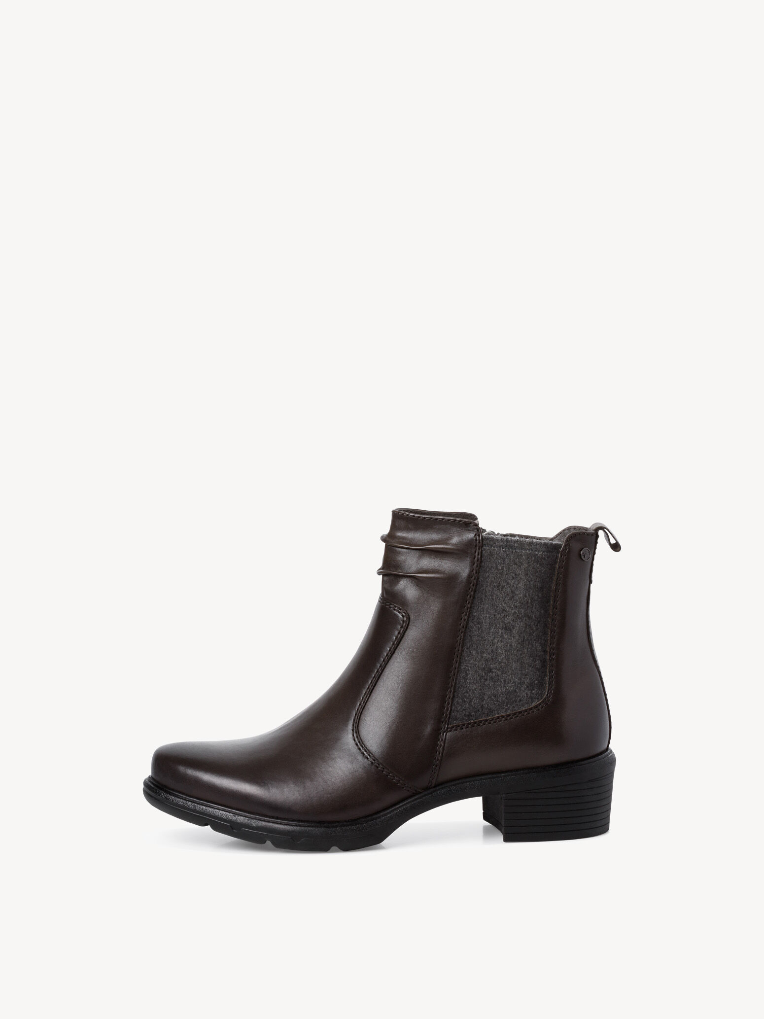 Bottine Chelsea en cuir - vert