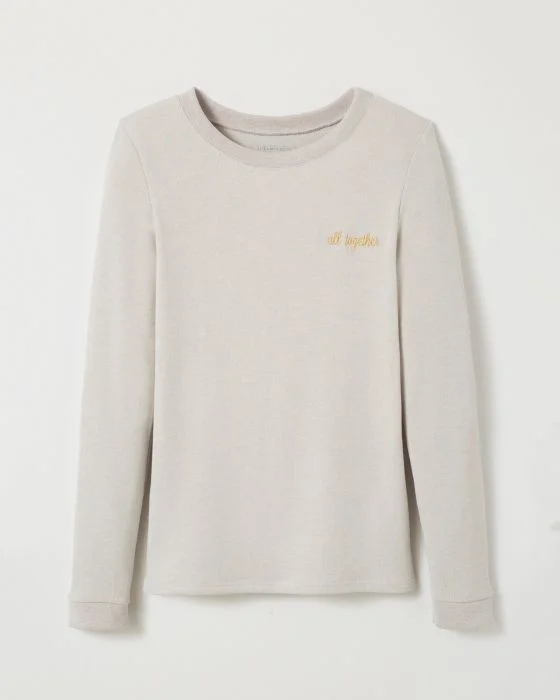 Sweat-shirt femme molleton gratté Thermolactyl Sensitive