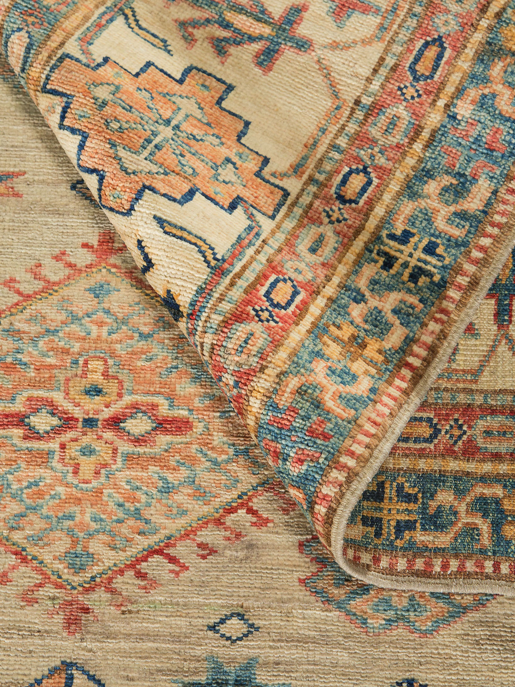 Kazak Ghazni ca. 252 x 301 cm, Unikat / Einzelstück