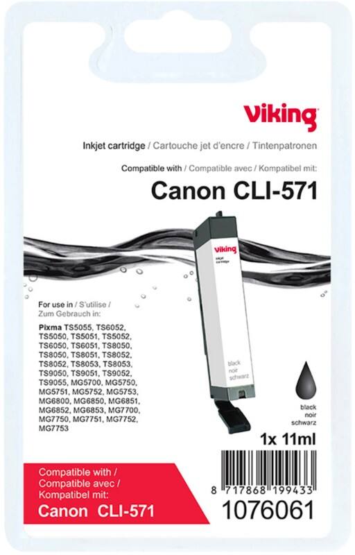 Viking CLI-571XL Kompatibel Canon Tintenpatrone Schwarz