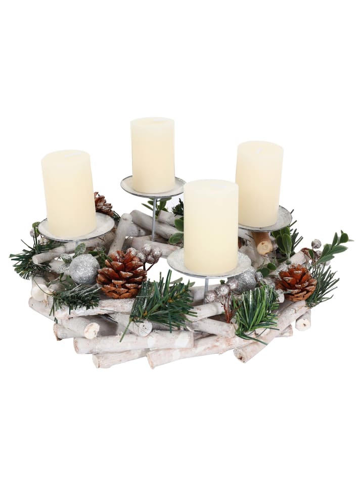 MCW Adventskranz M12 rund, Mit Kerzen günstig kaufen onesize