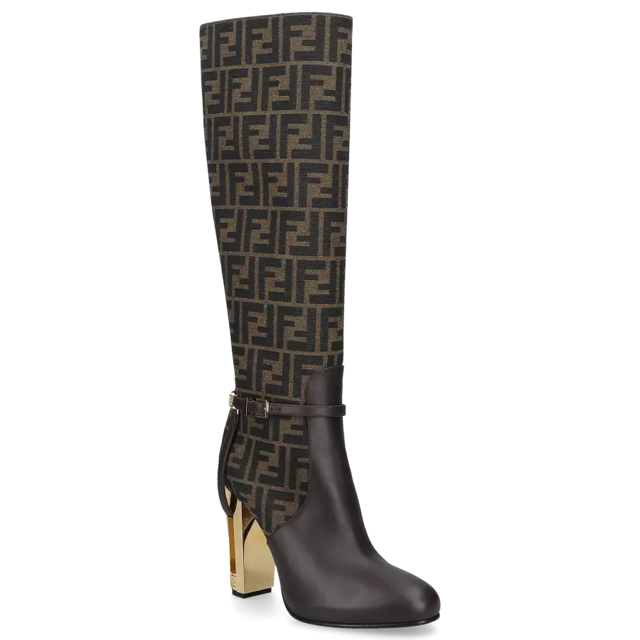 FENDI - Stiefel 8W8440 Textil - braun