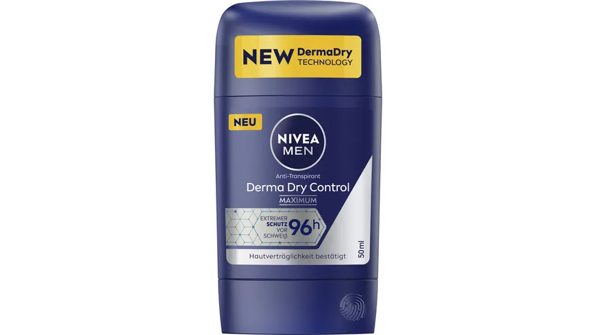 NIVEA MEN Deo Stick Derma Dry Control Anti-Transpirant 50 ml